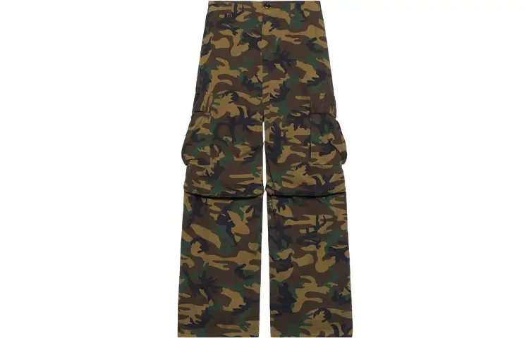 Balenciaga Cargo Pants Men's Green Moderate