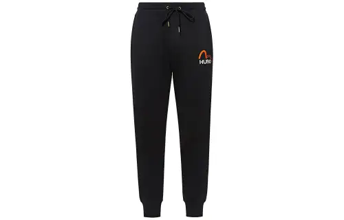 EVISU Cuffed Pants Casual Pants Men's Black