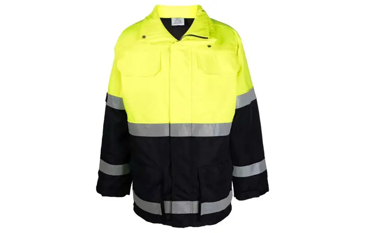 Vetements Parka Coats Unisex Yellow Stand Collar Moderate