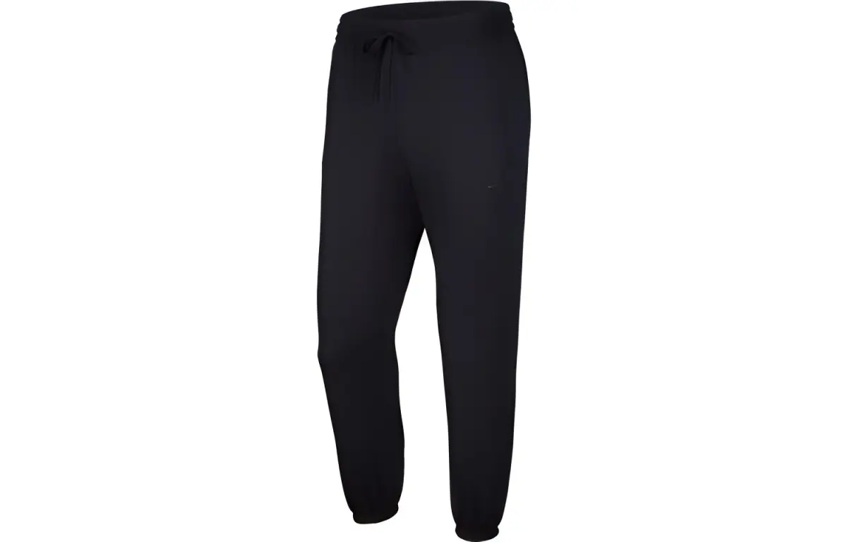 Nike Knitted Sweatpants Men's Black Moderate Cuffed Pants