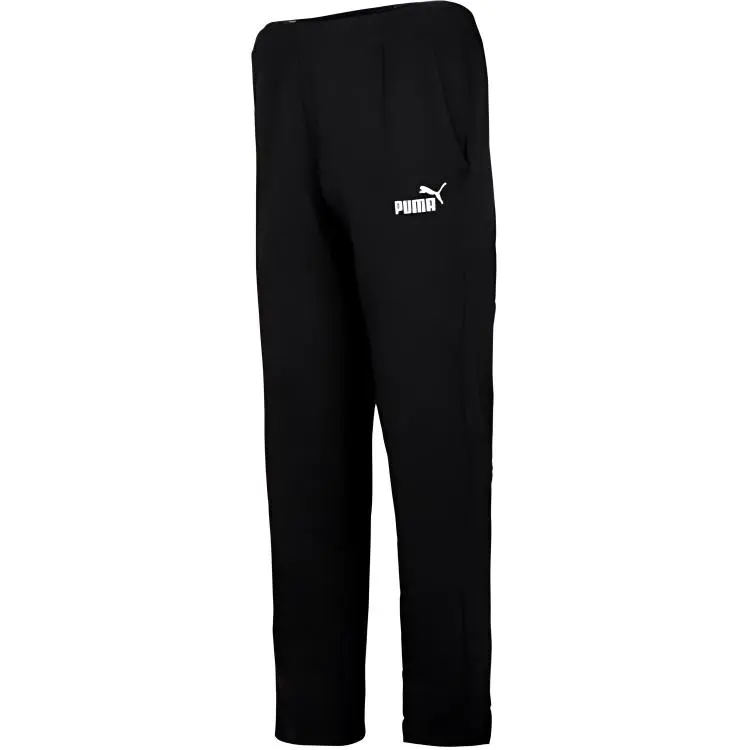 PUMA Knitted Sweatpants Men's Black Moderate Straight Fit Pants