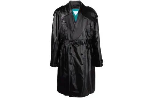 Bottega Veneta Trench Coat Men's Black