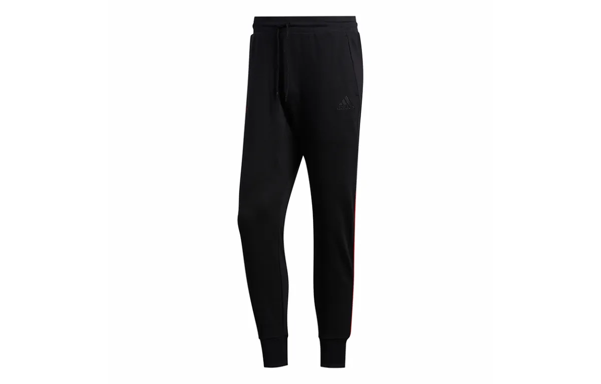 Adidas Basketball Knitted Sweatpants Men's Black
