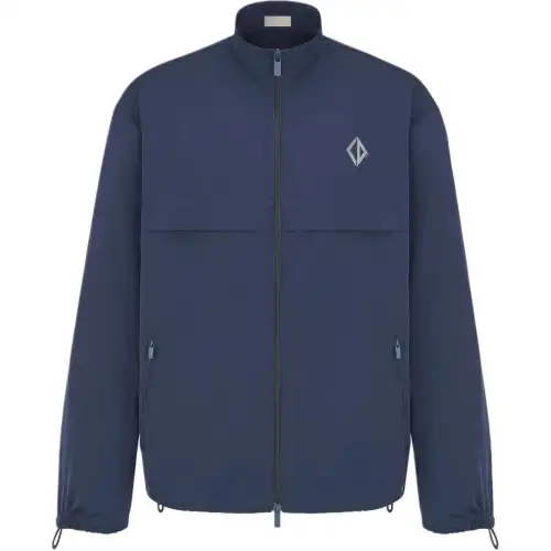 DIOR Shirts Men's Blue Stand Collar Moderate Other