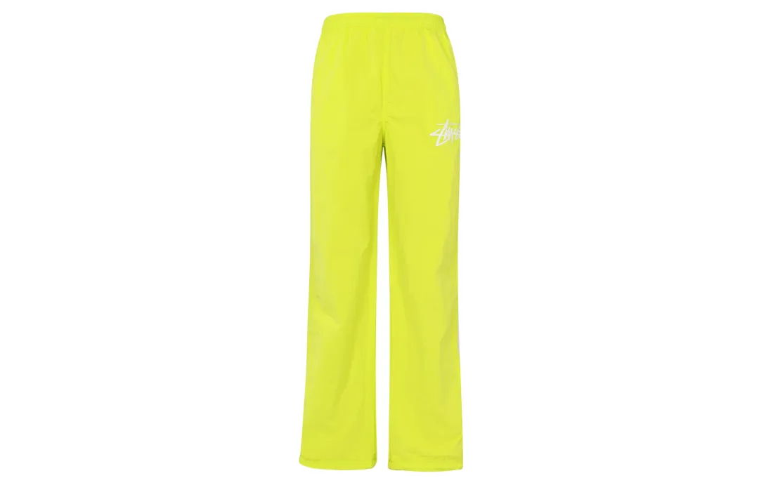 Stussy X Nike Stussy X Nike Knitted Sweatpants Unisex Yellow Moderate Straight Fit Pants