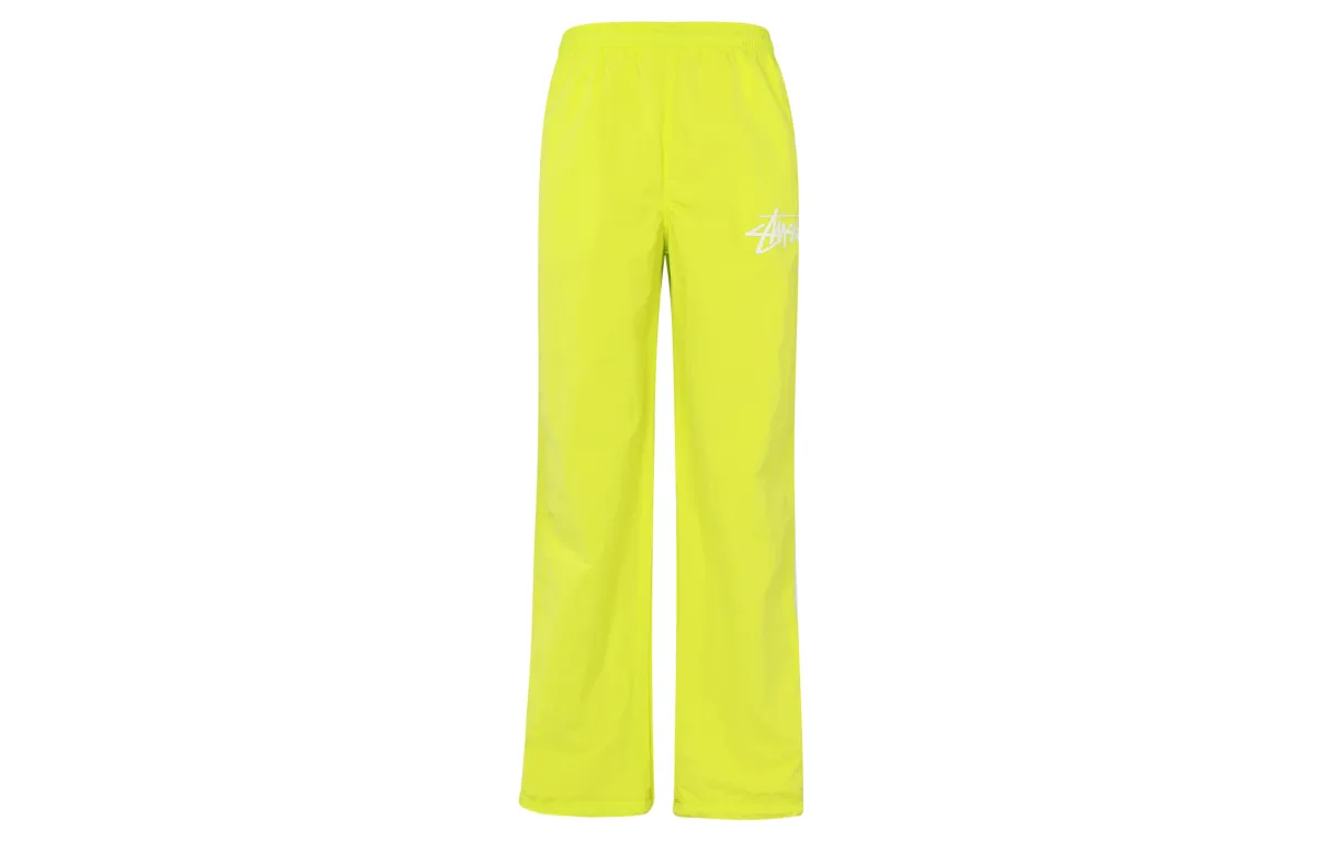 Stussy X Nike Stussy X Nike Knitted Sweatpants Unisex Yellow Moderate Straight Fit Pants