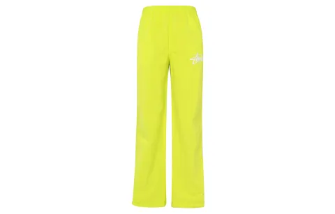 Stussy X Nike Stussy X Nike Knitted Sweatpants Unisex Yellow Moderate Straight Fit Pants
