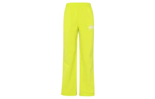 Stussy X Nike Stussy X Nike Knitted Sweatpants Unisex Yellow Moderate Straight Fit Pants
