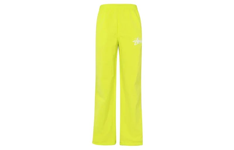 Stussy X Nike Stussy X Nike Knitted Sweatpants Unisex Yellow Moderate Straight Fit Pants