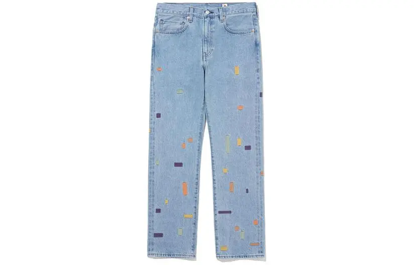 Levis Regular Fit Embroidered Jeans