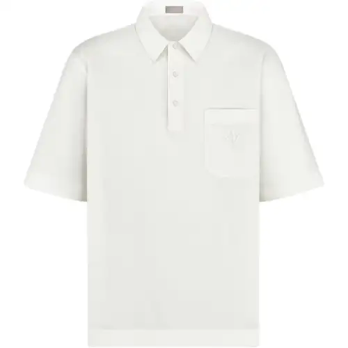 DIOR FW25 Polo Shirt Men's White