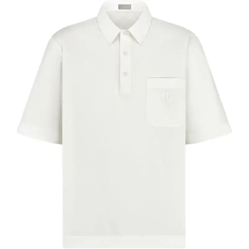 DIOR FW25 Polo Shirt Men's White