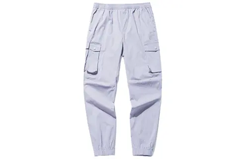 Anta Cuffed Pants Sweatpants Unisex Gray Purple Couple's