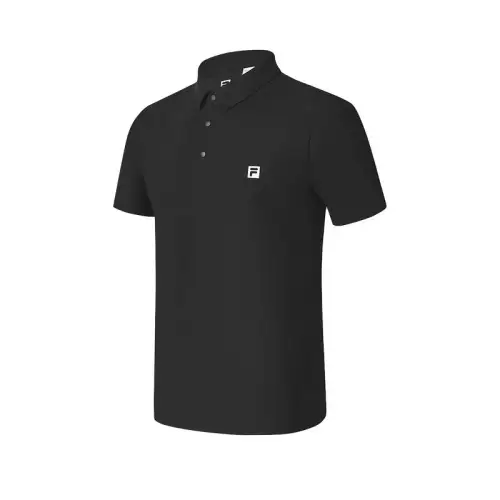 FILA Fitness Polo Shirt Men's Pitch Black BK