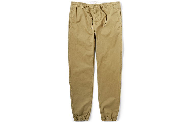 Timberland Knitted Sweatpants Men's Khaki Moderate Cuffed Pants