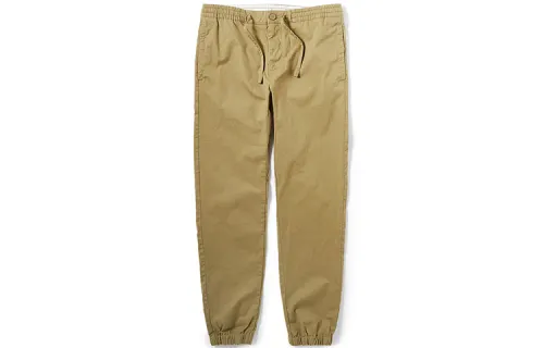 Timberland Knitted Sweatpants Men's Khaki Moderate Cuffed Pants