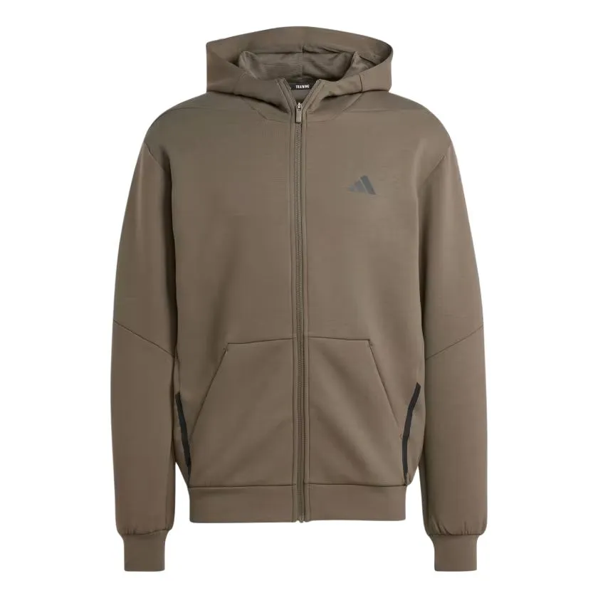 Adidas DESIGNED For TRAINING FULL ZIP TRACK JACKET Jackets & Coats Men's Olive