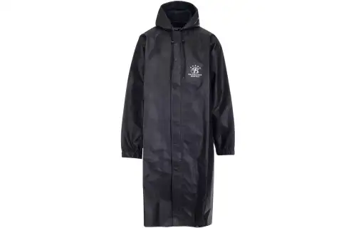 Balenciaga SS22 Trench Coat Men's Black