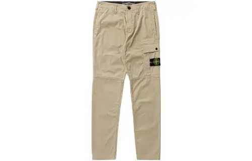 STONE ISLAND Cargo Pants Men's Sand Moderate