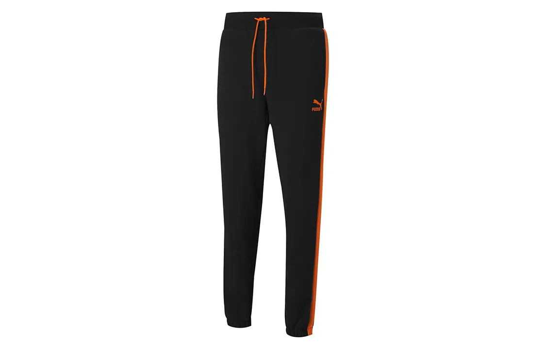 PUMA Knitted Sweatpants Men's Black Barrel