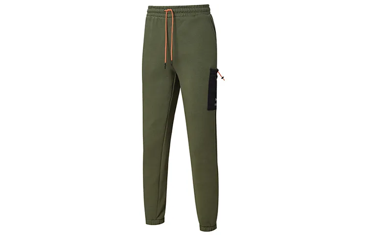 PUMA Interstellar Casual Fleece Lined Reflective Elastic Cuff Vintage Sweatpants Knitted Sweatpants Men's Jasper