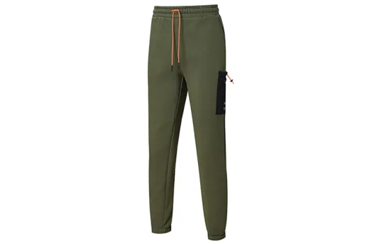 PUMA Interstellar Casual Fleece Lined Reflective Elastic Cuff Vintage Sweatpants Knitted Sweatpants Men's Jasper