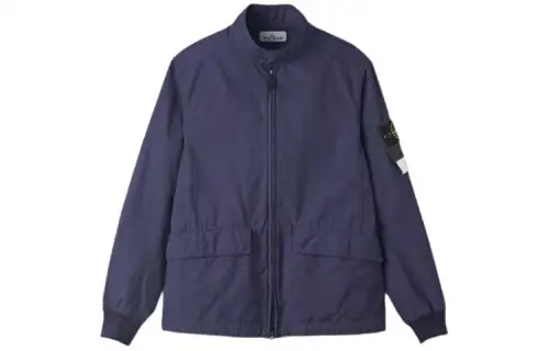 STONE ISLAND Jackets & Coats Men's Royal Blue