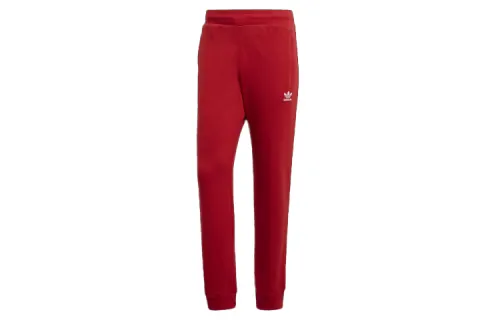 Adidas Originals Knitted Sweatpants Men's Energy Red Moderate Cuffed Pants