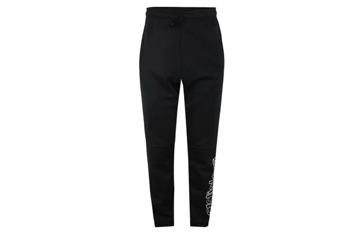 Adidas Knitted Sweatpants Men's Black Moderate Harem Pants
