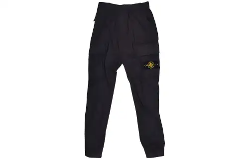 STONE ISLAND SS22 Cargo Pants Men's Charcoal Black