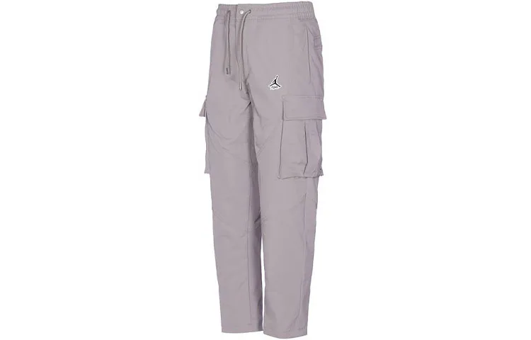 Jordan Utility Men Large Pocket Cargo Casual Pants Gray