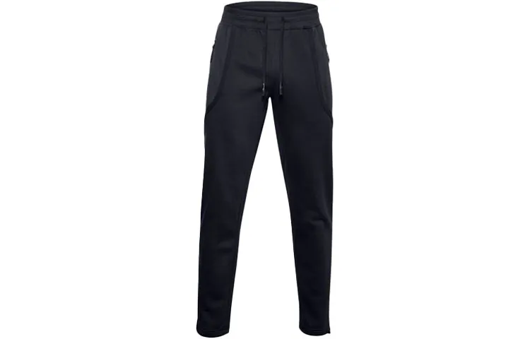 Under Armour Straight Fit Pants Sweatpants Men's Black