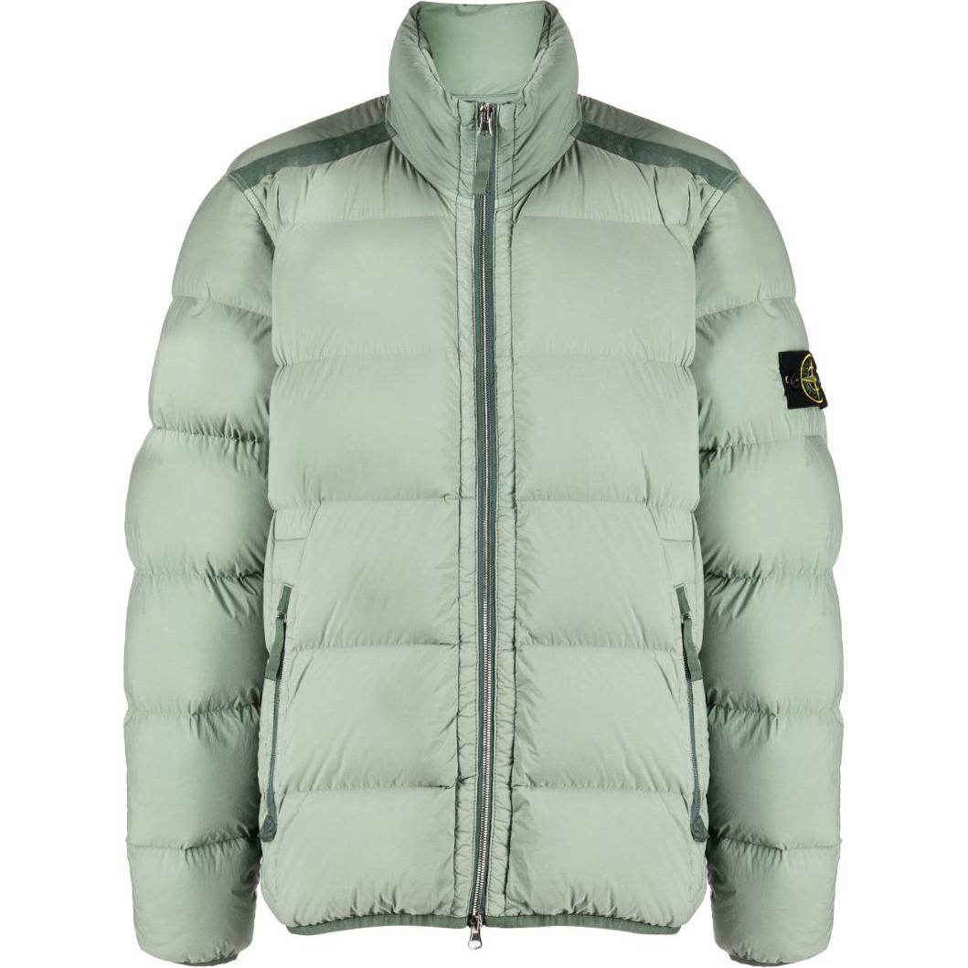 STONE ISLAND FW23 Down Jacket Unisex Grass Green