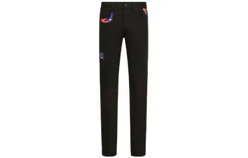 DIOR x AND KENNY SCHARF FW21 Jeans Men's Black