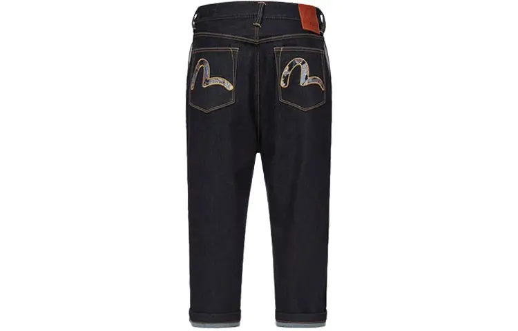 EVISU Jeans Men's Denim Blue Moderate Wide Leg Pants
