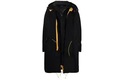 STONE ISLAND STONE ISLAND SHADOW PROJECT Series Parka Coats Men's Black Hooded Moderate