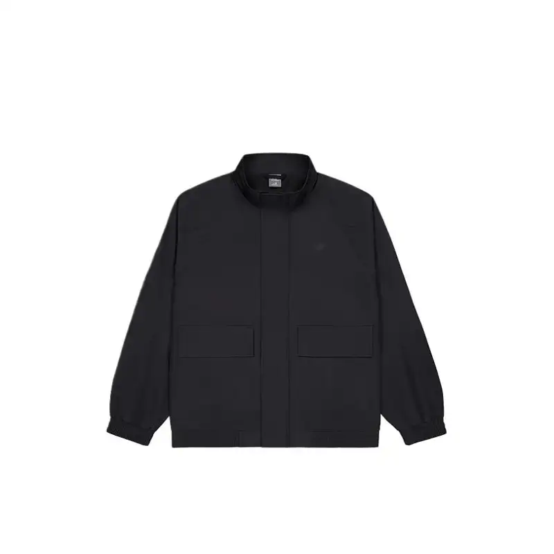 New Balance Jackets Men's Black/BK AMJ51382 Stand Collar Moderate Workwear