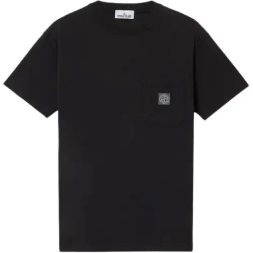 STONE ISLAND Compass Patch Crewneck T Shirt