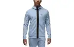 Jordan Air Fleece Full Zip Hoodie Jackets & Coats Men's Light Blue