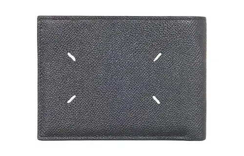 Maison Margiela Leather Wallet Unisex Black