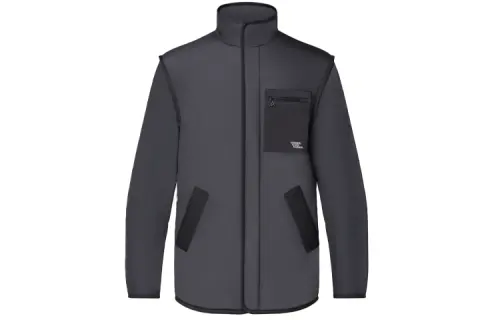 LOUIS VUITTON Parka Coat Men's Gray