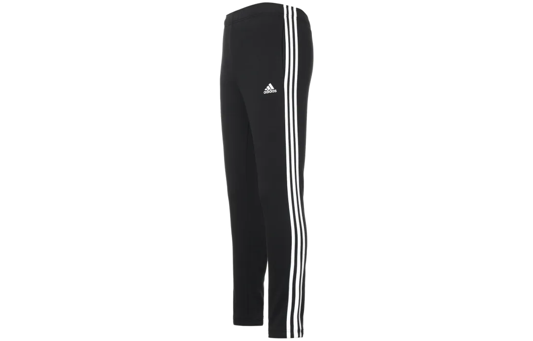 Adidas ESSENTIALS 3 Stripes Knitted Sweatpants Men's Black