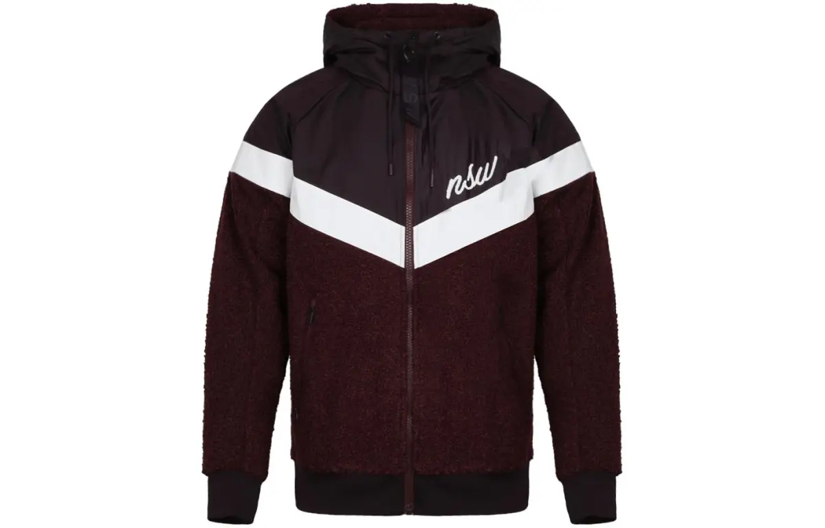 Nike Jackets Men's Red Hooded Moderate Other
