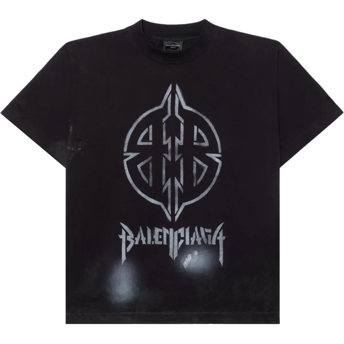 Balenciaga SS24 T Shirt Regular Fit Men's Black