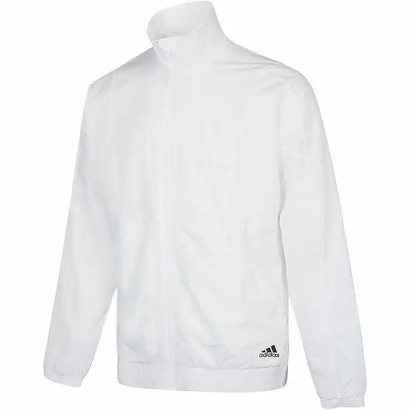 Adidas Jackets Men's White Stand Collar Moderate Other