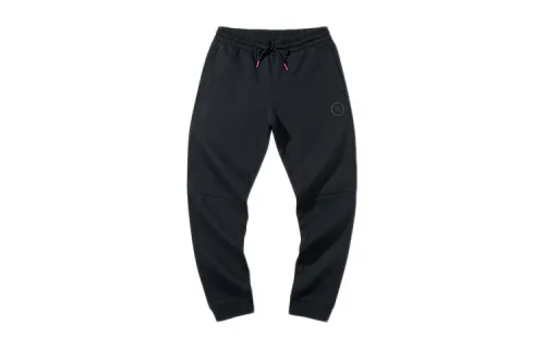 Li Ning Wade Collection Knitted Sweatpants Men's Black Moderate Cuffed Pants
