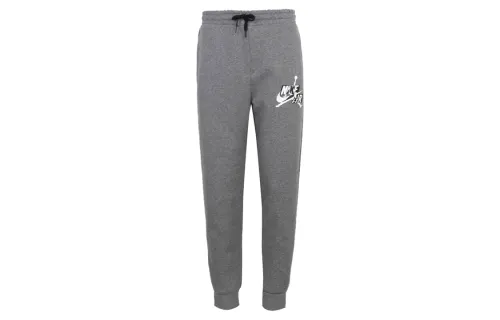 Jordan Jumpman Knitted Sweatpants Men's Carbon Gray Thickened Cuffed Pants