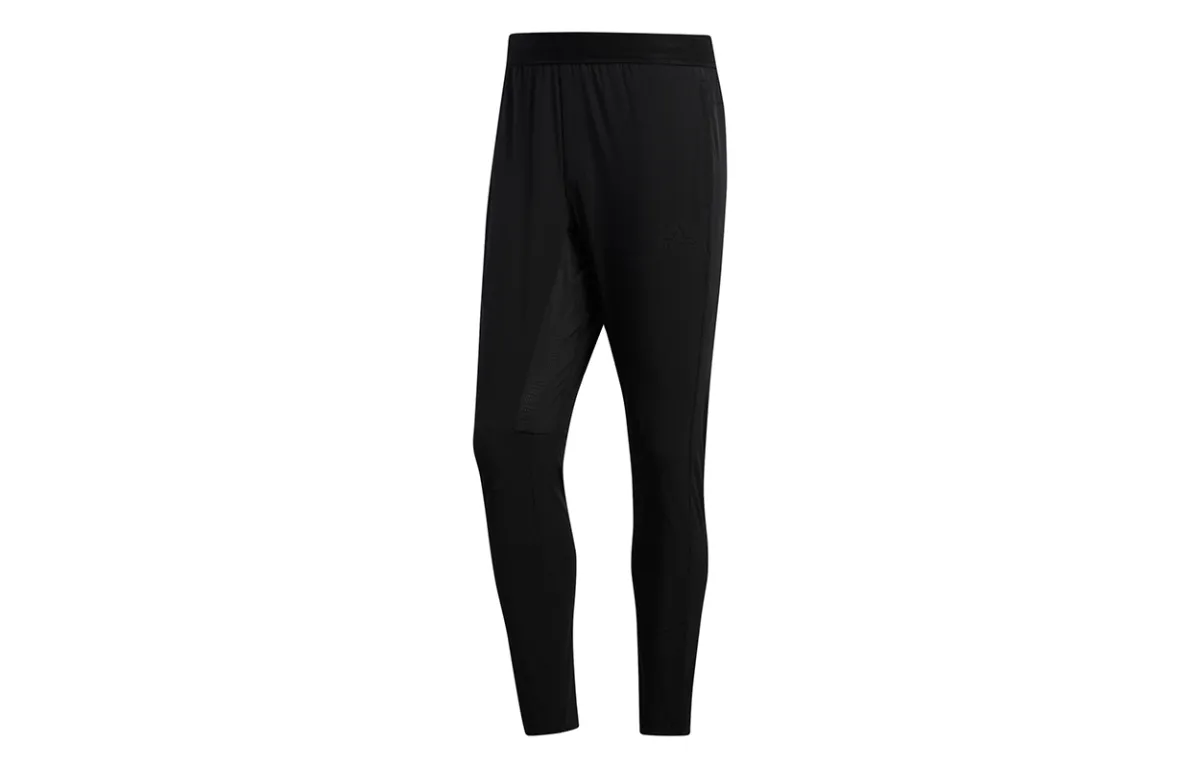 Adidas Knitted Sweatpants Men's Black Moderate Slim Fit Pants