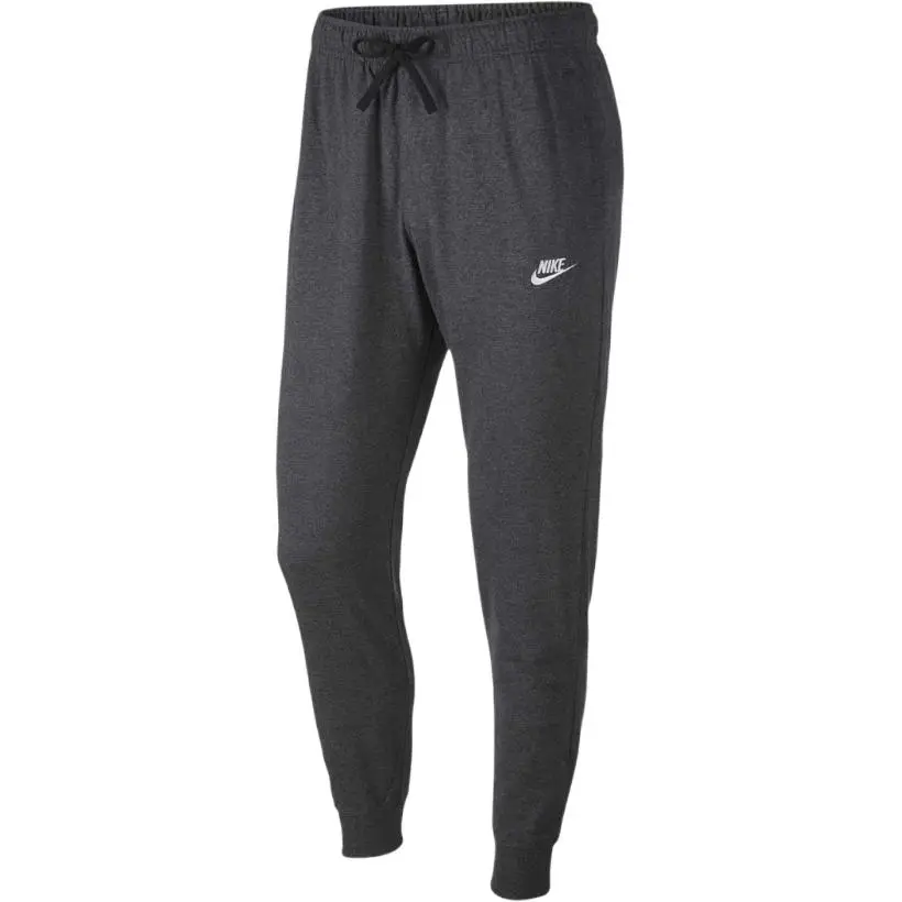 Nike Knitted Sweatpants Men's Carbon Black Moderate Cuffed Pants