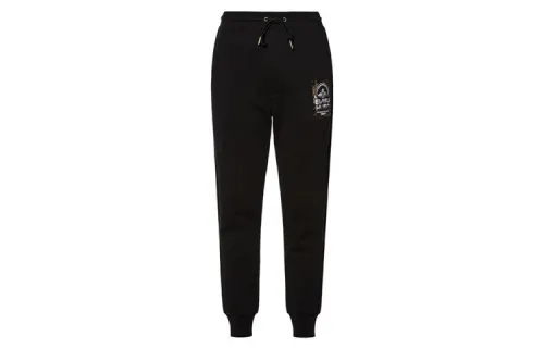 EVISU Cuffed Pants Moderate Casual Pants Men's Black